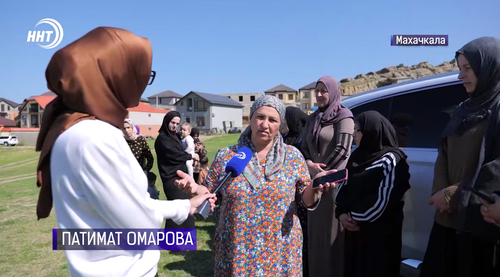 Residents of Leninkent talk about the lack of space in the school. NNT News / Telegram channel