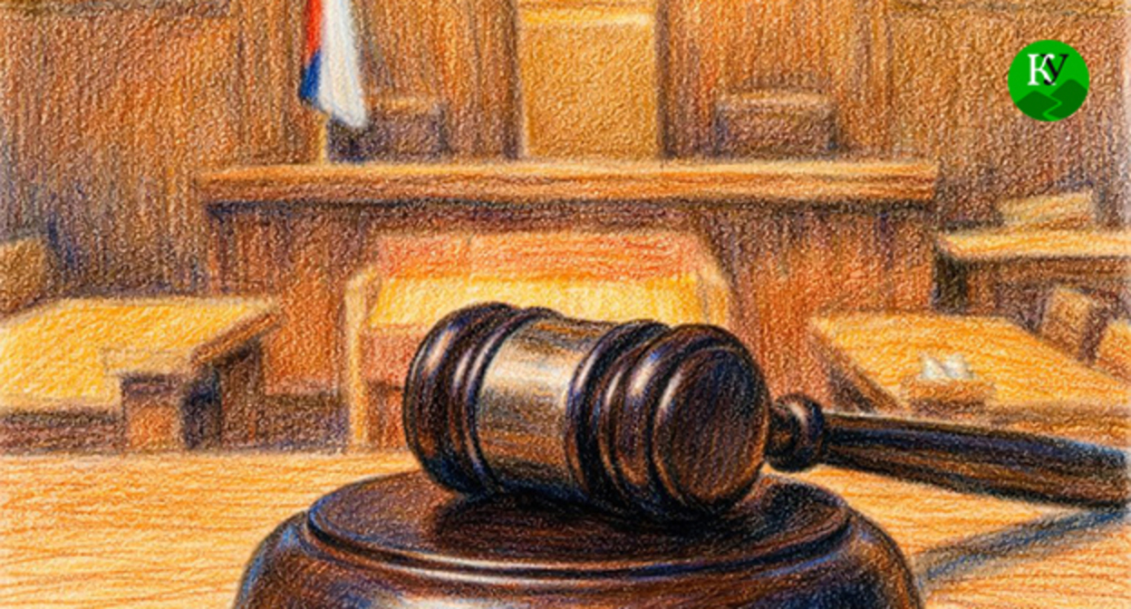 Judge's gavel. Illustration created by the "Caucasian Knot" using AI in the Copilot program.