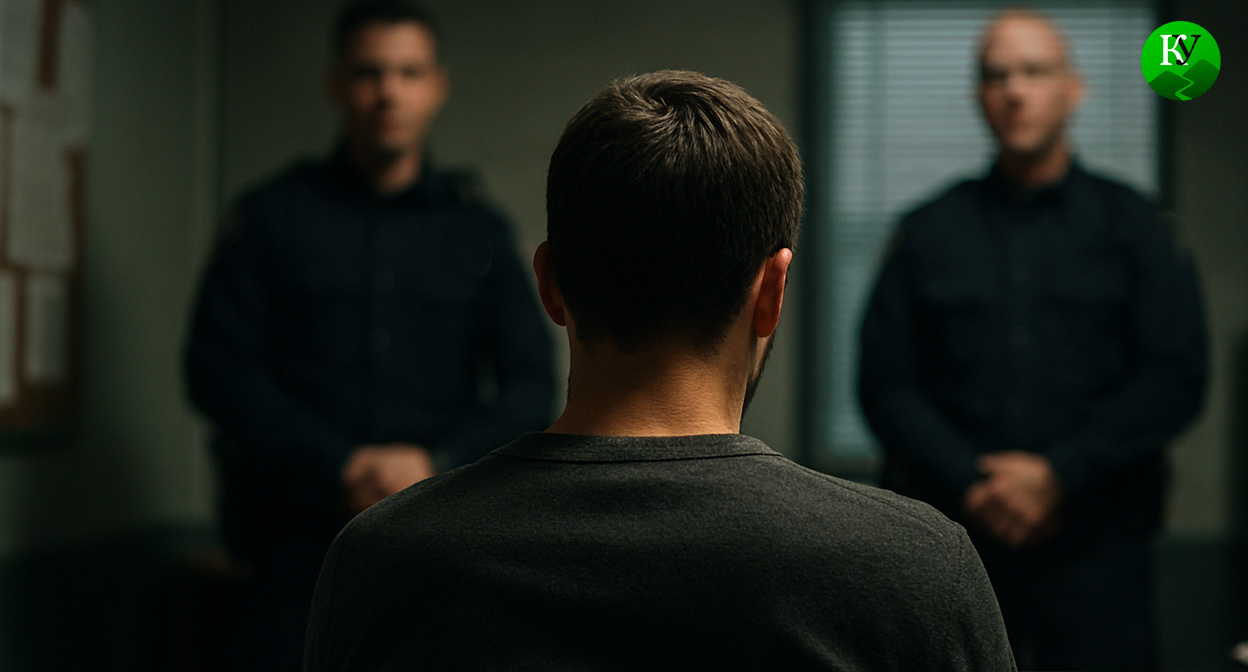 In the office of a law enforcement agency. Illustration created by the "Caucasian Knot" using AI in the Copilot program.