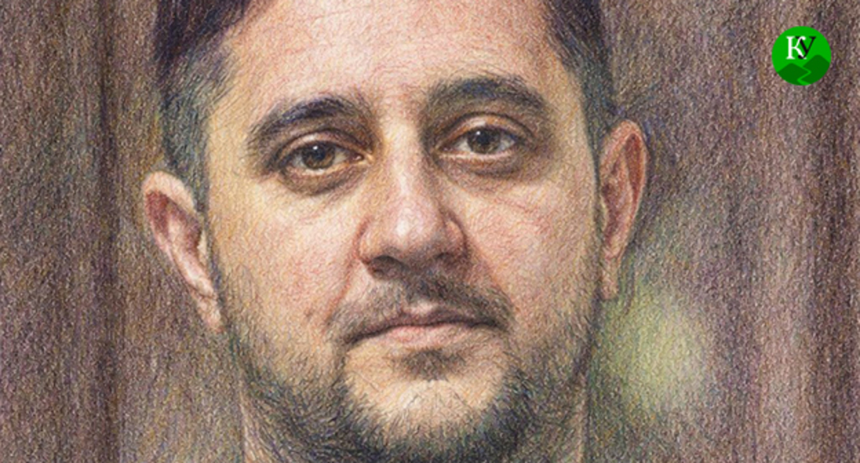 Areg Shchepikhin. Illustration created by the "Caucasian Knot" using AI in the Copilot program.