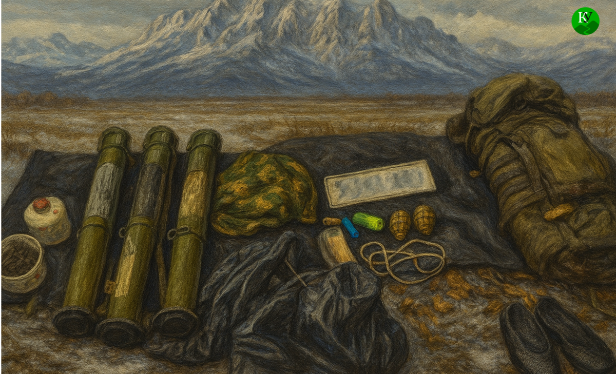 The recovered weapon. Illustration created by the "Caucasian Knot" using AI in the Copilot program.