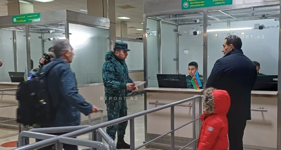 Evacuation of Azerbaijani citizens. Screenshot from a photo from Report from February 28, 2026, https://report.az/ru/v-regione/iz-irana-evakuirovany-sem-grazhdan-azerbajdzhana#gallery_2ccea511d66872c3920270055b43d44a-8