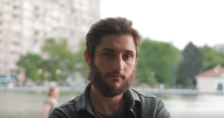 Nurlan Gahramanly. Photo from the Meydan TV website https://www.meydan.tv/ru/article/po-delu-mejdan-tv-zaderzhan-zhurnalist-nurlan-libre/