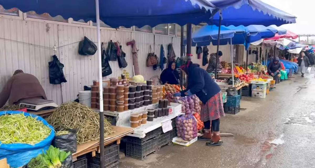The Berkat market in Grozny. March 2024. Still from the YouTube channel "Alyonka Krasnodar" https://www.youtube.com/watch?v=qEvEWgTwmdE