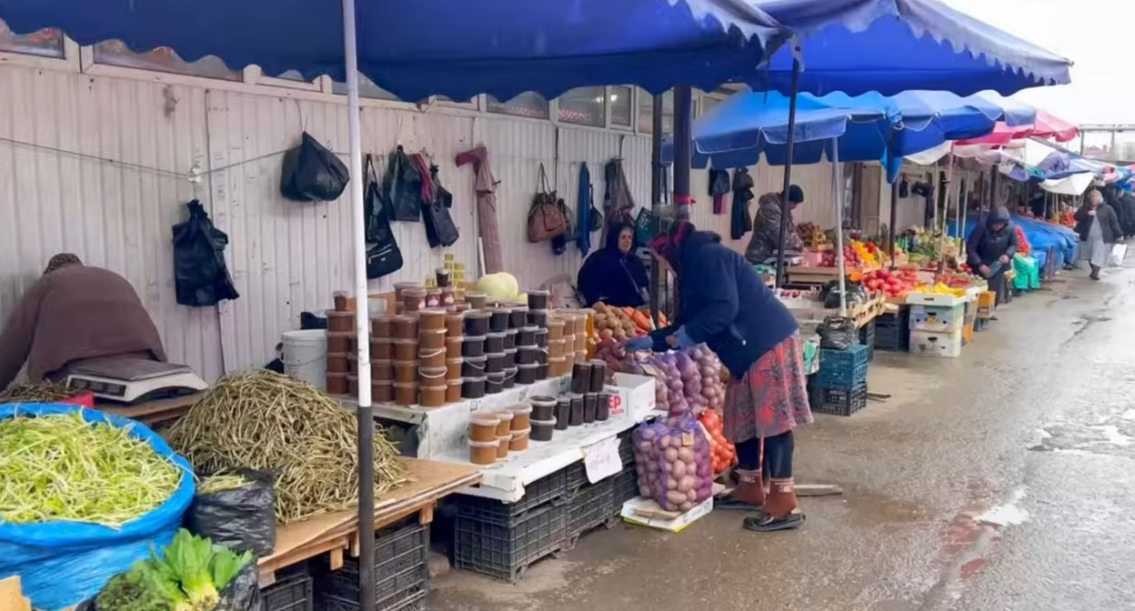 The Berkat market in Grozny. March 2024. Still from the YouTube channel "Alyonka Krasnodar" https://www.youtube.com/watch?v=qEvEWgTwmdE
