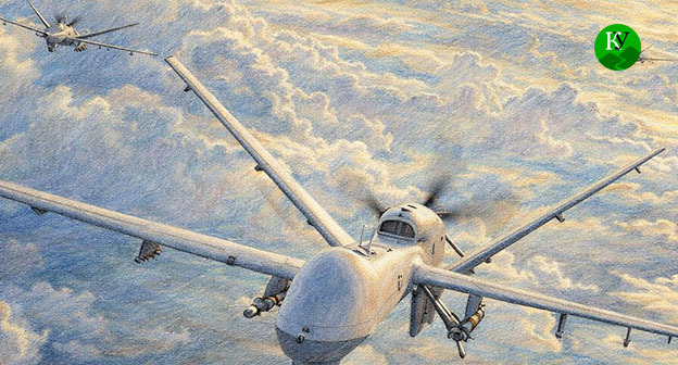 Drones. Illustration created by the "Caucasian Knot" using AI in the Copilot program.