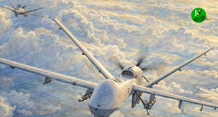 Drones. Illustration created by the "Caucasian Knot" using AI in the Copilot program.