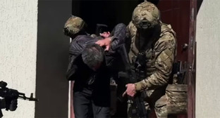 Georgian citizen Emzar Bagishvili is detained. Photo: https://newshub.ge/ru/news/incidents/v-okkupirovannoi-abxazii-zaderzan-grazdanin-gruzii-po-podozreniyu-v-spionaze