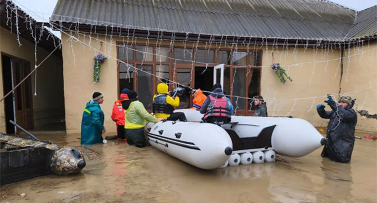Flooding in Dagestan. April 2026. Photo: Ministry of Emergency Situations of Russia for the Republic of Dagestan