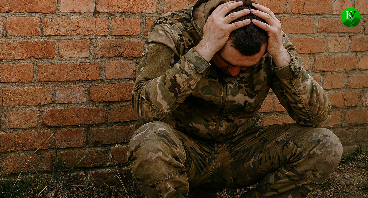 A soldier in the Northeast Military District. This illustration was created by the Caucasian Knot using AI in the Copilot program.