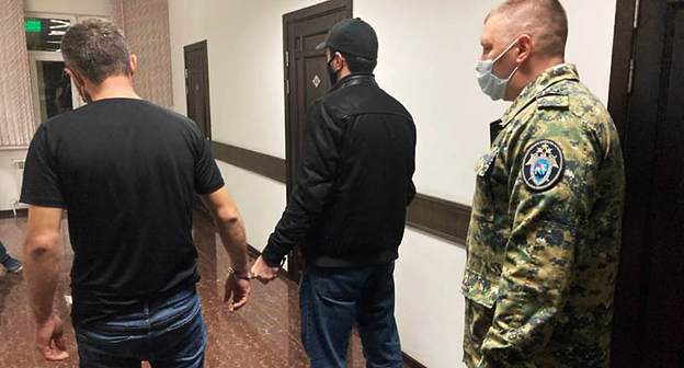 A Kaspiysk resident accused of murdering a girl. Photo: Press Service of the Republic's Investigative Committee