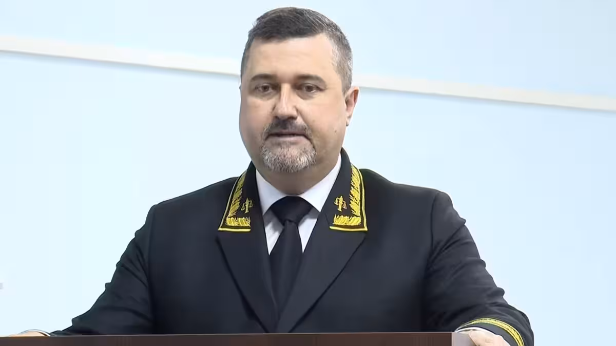 Fedor Shchukin. Frame from an RGVK Dagestan news video.