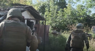 Russian soldiers. Still from a Russian Defense Ministry video: https://t.me/mod_russia/57396
