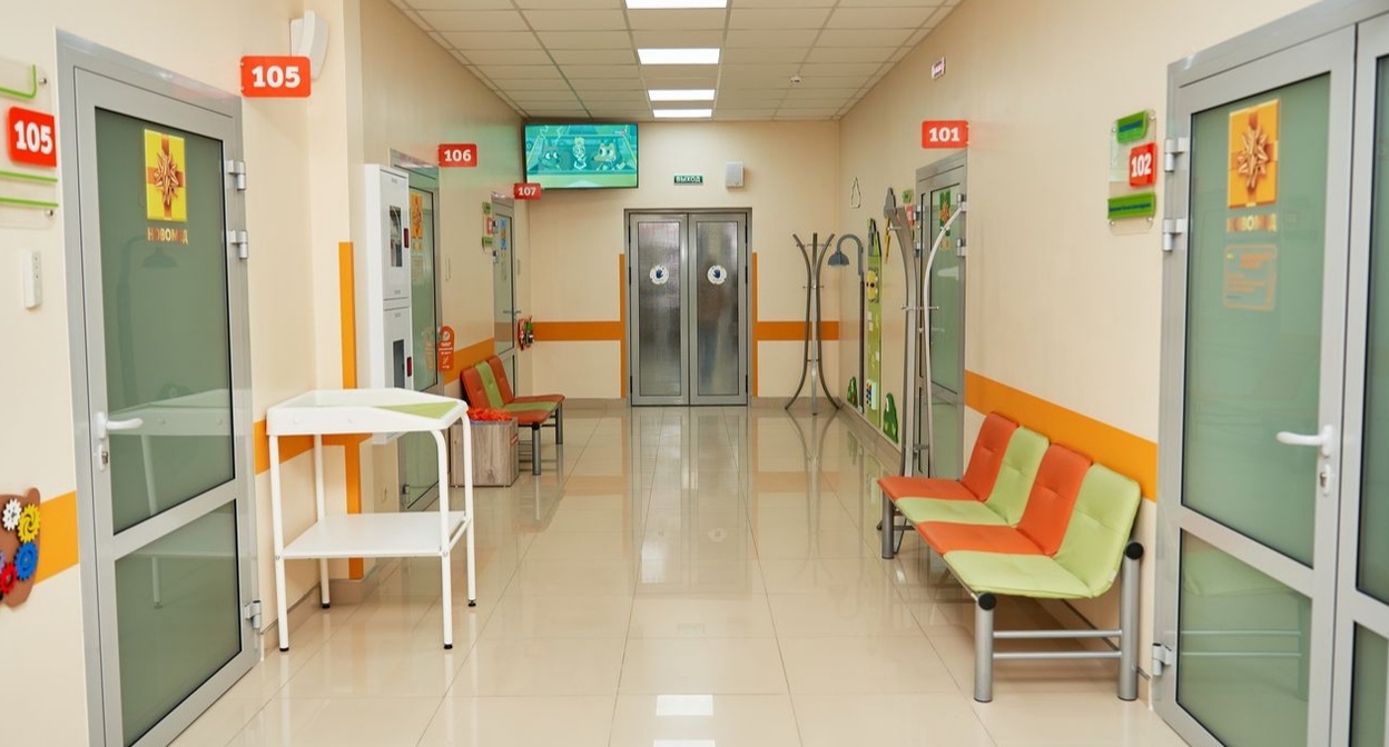 Novomed Children Medical Center. Photo from the medical center's website https://новомеддети/