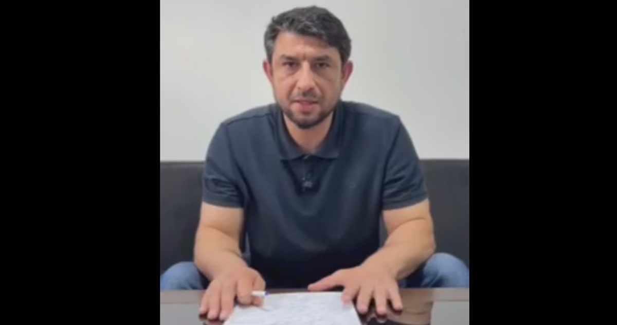 A still from Ramis Agabekov's video message, published by Shamil Khadulaev https://t.me/KhadulaevShamil/ A still from Ramis Agabekov's video message, published by Shamil Khadulaev https://t.me/KhadulaevShamil/