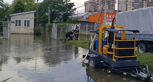 Flooding in Krasnodar. Photo: MCU Krasnodar https://t.me/mcu_krd