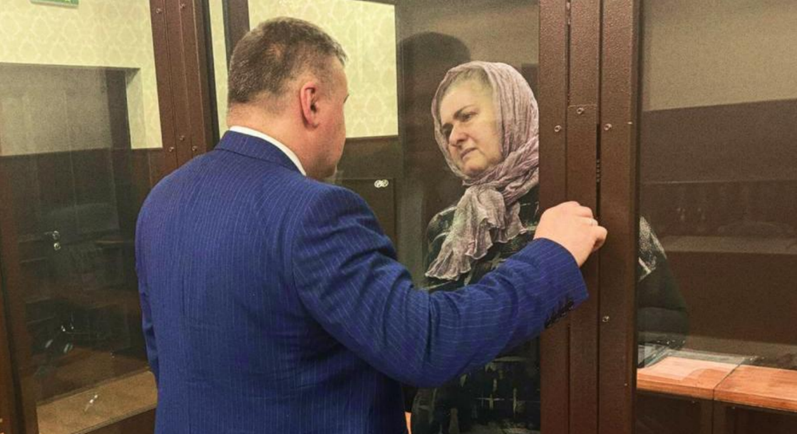 Zarema Musayeva and lawyer Alexander Savin. Screenshot of a photo by the Team Against Torture (designated a foreign agent) from March 5, 2026, https://t.me/no_torture/3821 Zarema Musayeva and lawyer Alexander Savin. Screenshot of a photo by the Team Against Torture (designated a foreign agent) from March 5, 2026, https://t.me/no_torture/3821