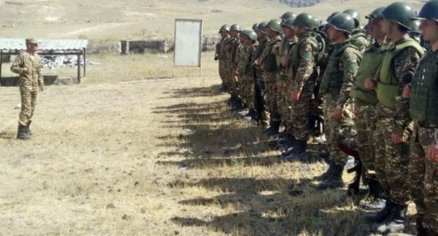 Military training in Armenia. Photo: Press Service of the Armenian Ministry of Defense. Military training in Armenia. Photo: Press Service of the Armenian Ministry of Defense.