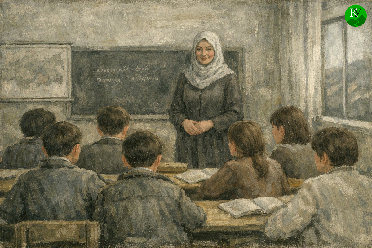 School classroom. Illustration created by "Caucasian Knot" using AI in the Copilot program.