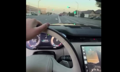 The speedometer shows 112 kilometers per hour. https://www.instagram.com/p/DaFlUuLtrpc/ from 27.06.26.