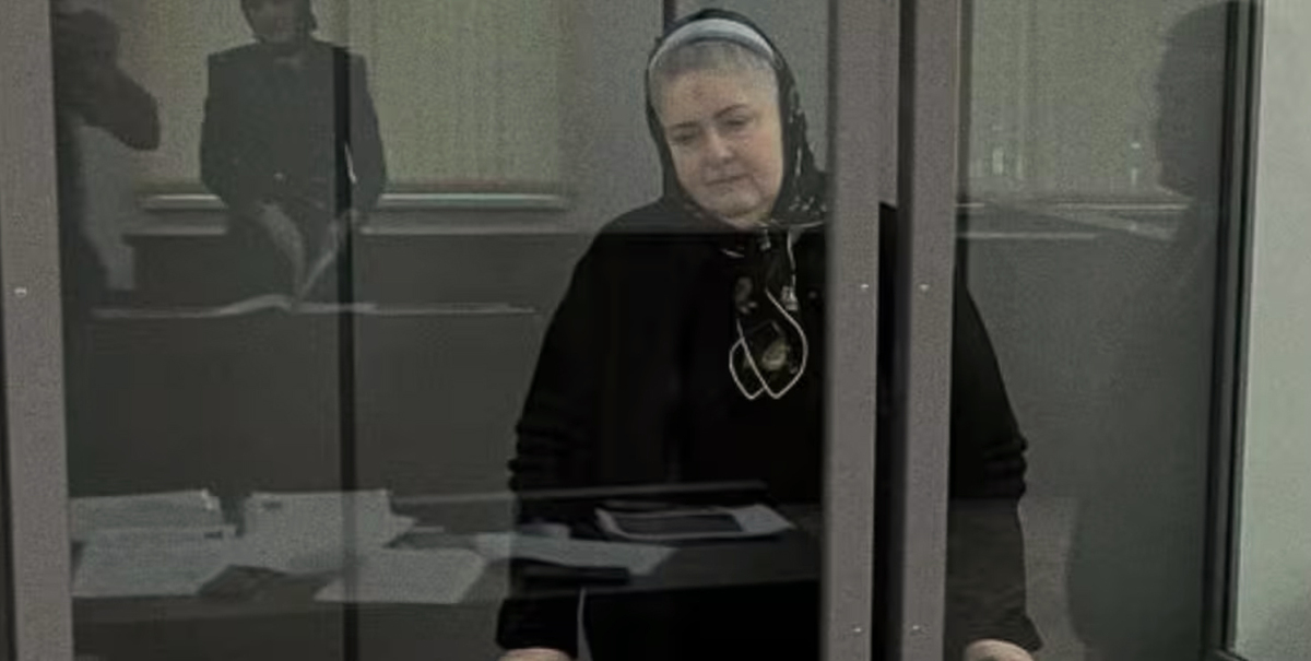 Zarema Musaeva in court. Screenshot from the photo in the Telegram channel "Team Against Torture" (recognized as a foreign agent) – https://t.me/no_torture/3573. Zarema Musaeva in court. Screenshot from the photo in the Telegram channel "Team Against Torture" (recognized as a foreign agent) – https://t.me/no_torture/3573.