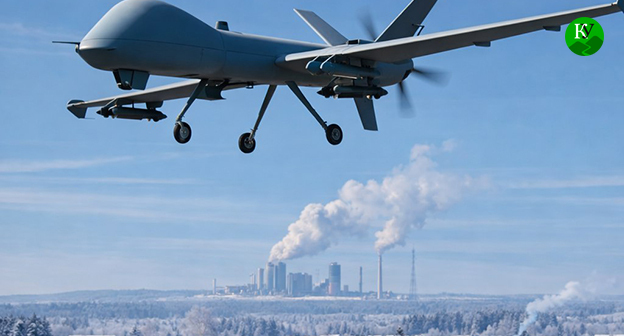 Drone. Illustration created by "Caucasian Knot" using AI in the Copilot program. Drone. Illustration created by "Caucasian Knot" using AI in the Copilot program.