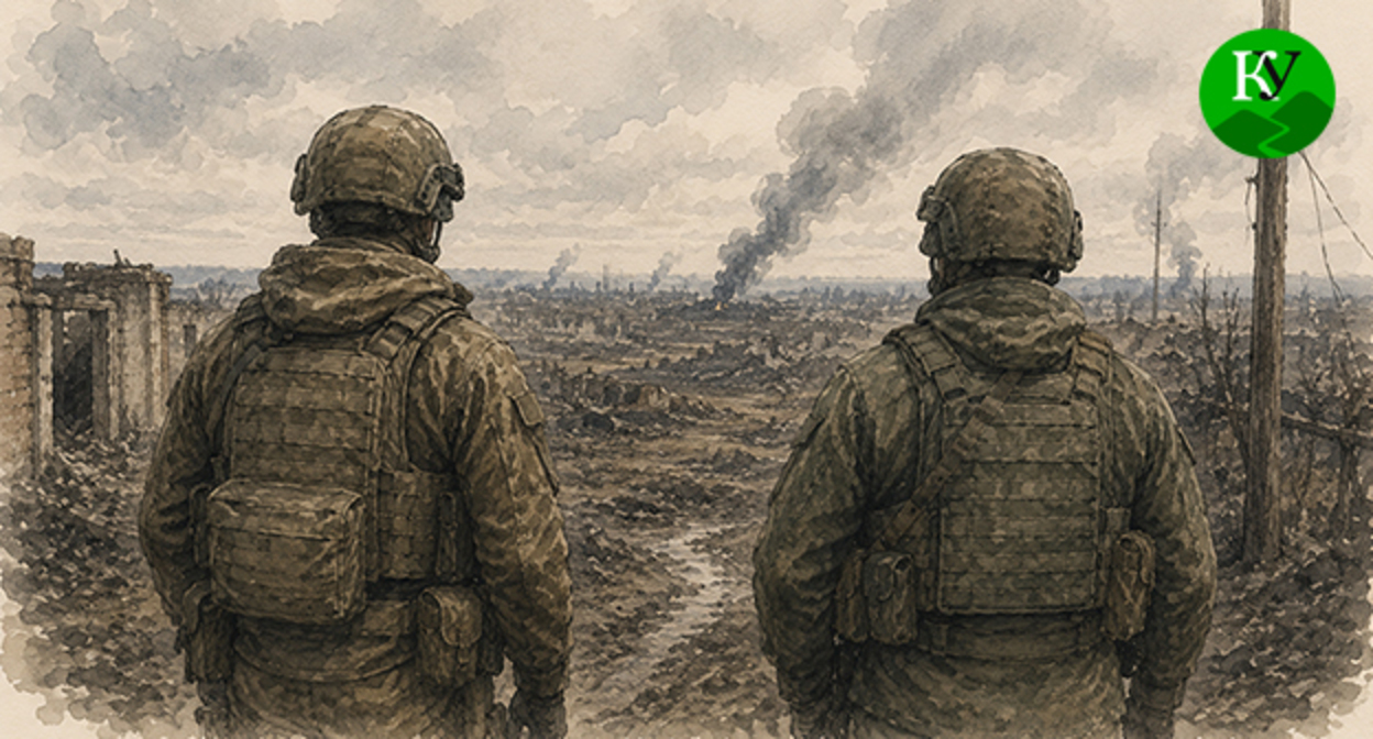 Military personnel. Illustration created by "Caucasian Knot" using AI in the Copilot program.