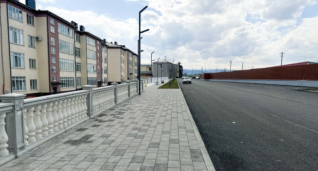 A street in Chegem. Photo by the press service of the Chegem district administration.