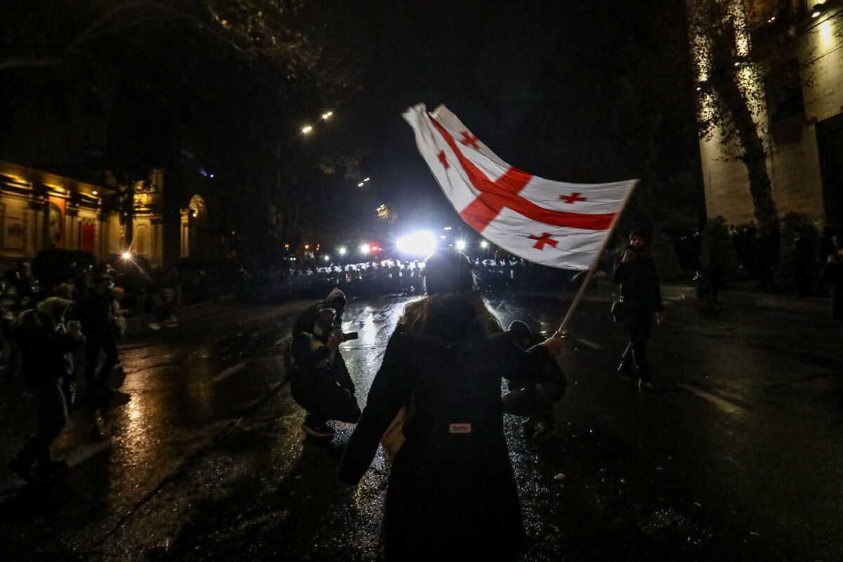 Protest action in Tbilisi. Photo "Caucasian Knot."