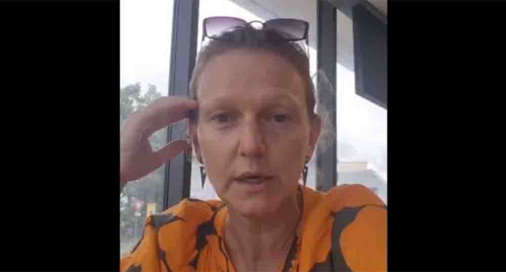 Lydia Mikhalchenko. Frame from the video https://t.me/heda_media/3087 Lydia Mikhalchenko. Frame from the video https://t.me/heda_media/3087