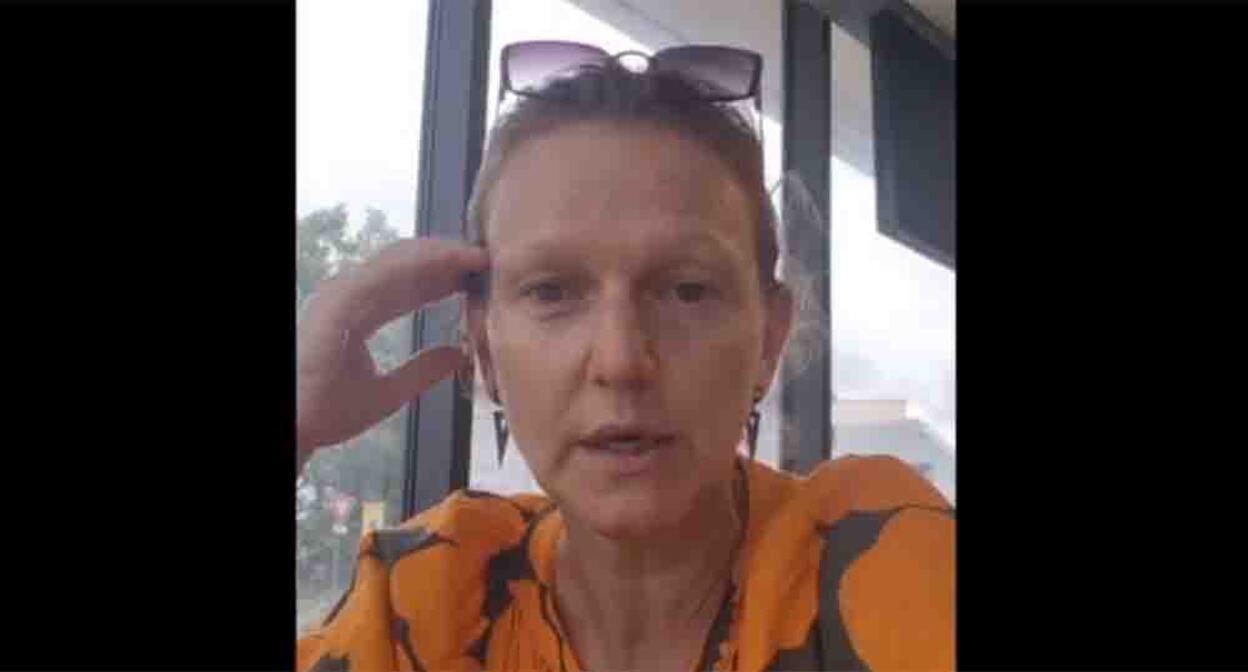 Lydia Mikhalchenko. Frame from the video https://t.me/heda_media/3087