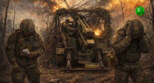 Military personnel in the SMO zone. Illustration created by "Caucasian Knot" using AI in the Copilot program.