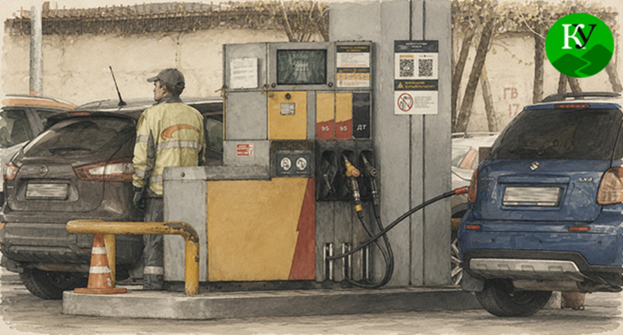 Refueling. Illustration created by "Caucasian Knot" using AI in the Copilot program. Refueling. Illustration created by "Caucasian Knot" using AI in the Copilot program.