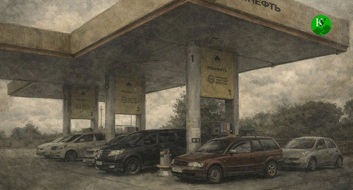 Gas station. Illustration created by "Caucasian Knot" using AI in the Copilot program. Gas station. Illustration created by "Caucasian Knot" using AI in the Copilot program.