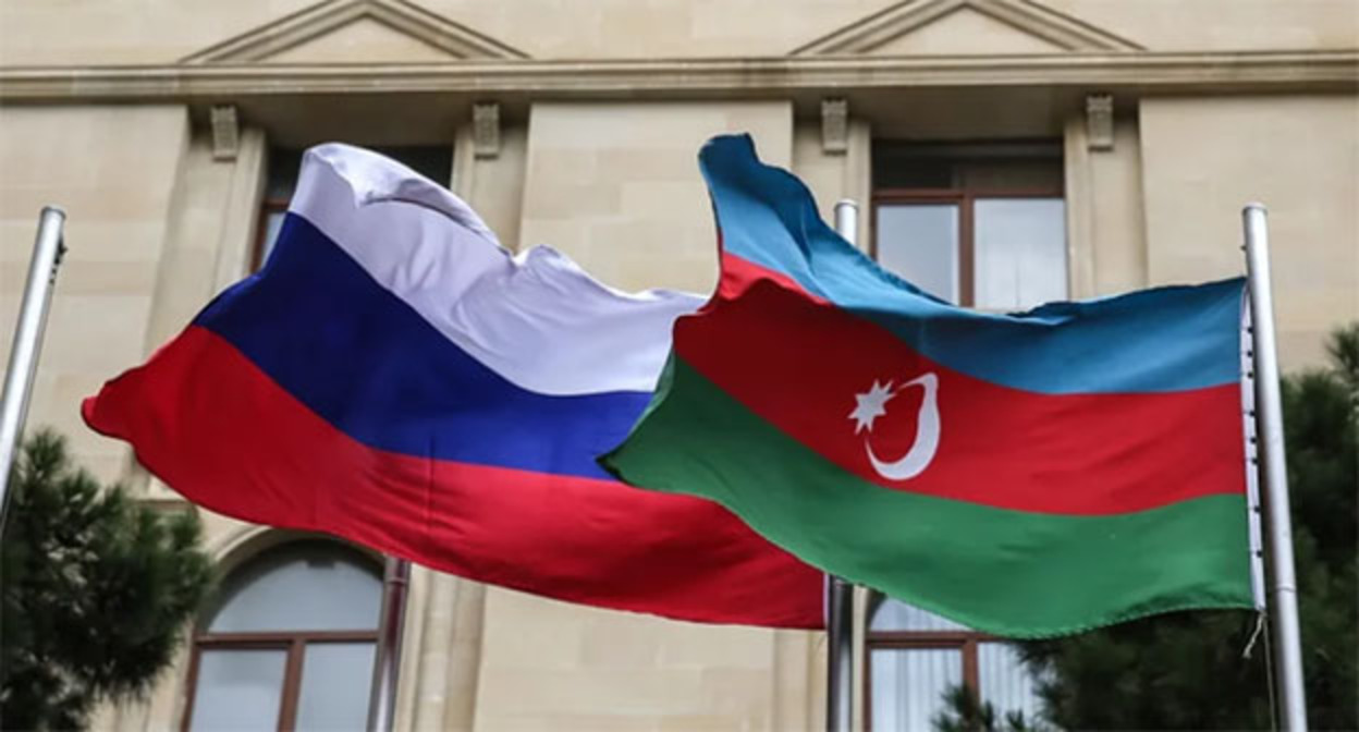 Flags of Russia and Azerbaijan. Photo: https://rtvi.com/
