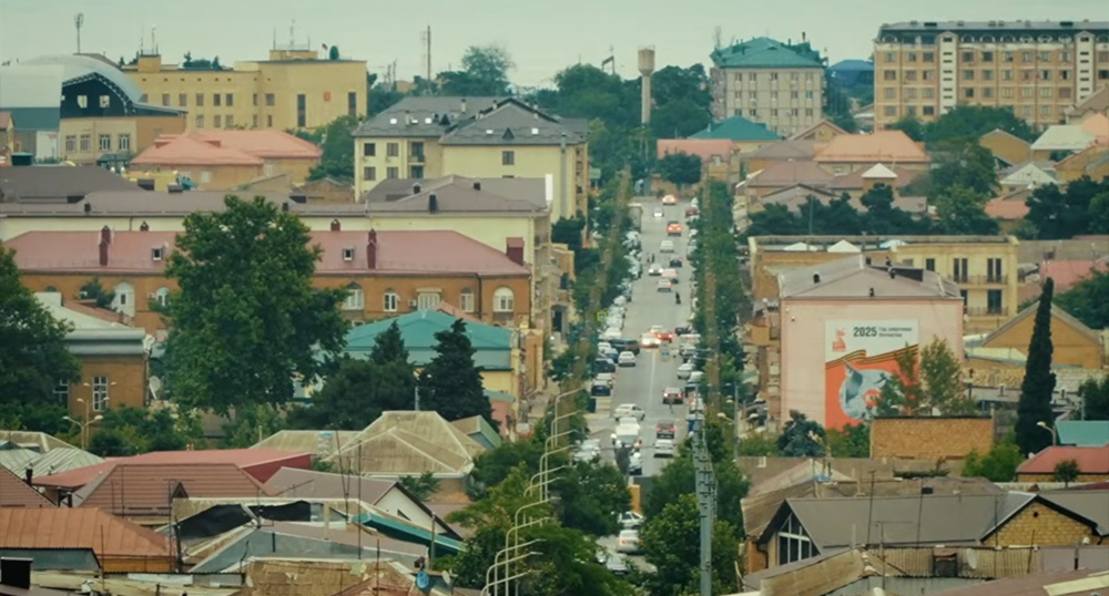 View of Makhachkala. Frame from the video https://www.youtube.com/watch?v=Ty0lG_VMmbE