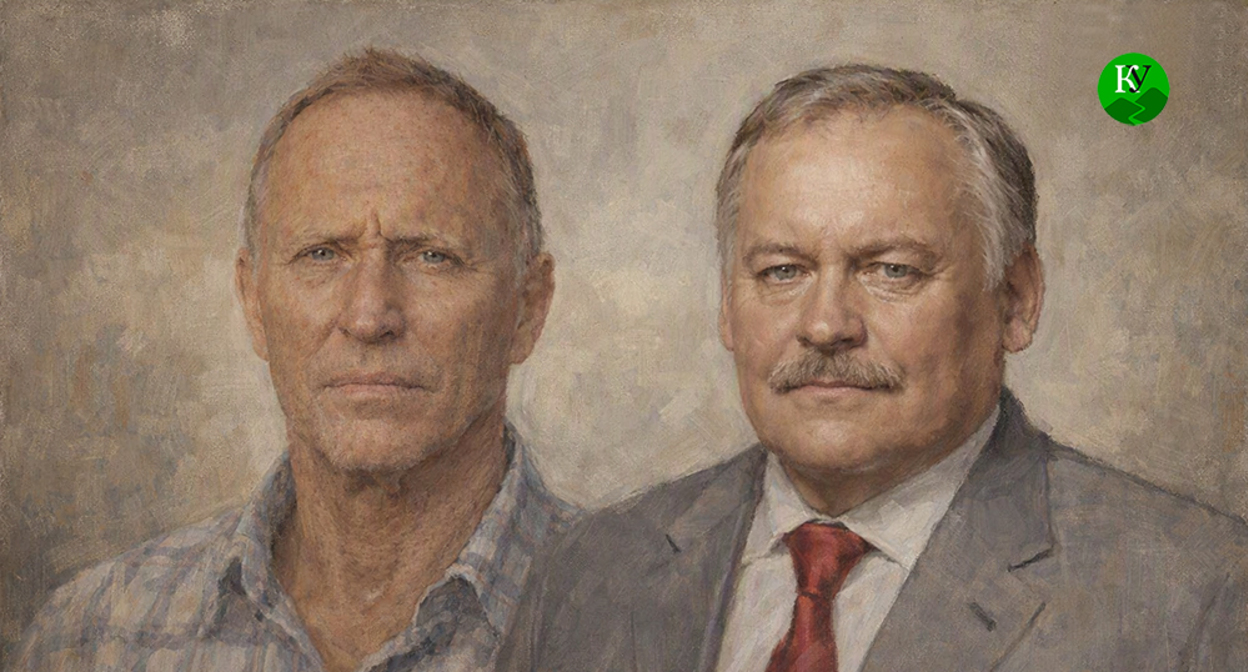 Vladimir Atamanchuk (left) and Konstantin Zatulin (right). Illustration created by "Caucasian Knot" using AI in the Copilot program. Vladimir Atamanchuk (left) and Konstantin Zatulin (right). Illustration created by "Caucasian Knot" using AI in the Copilot program.