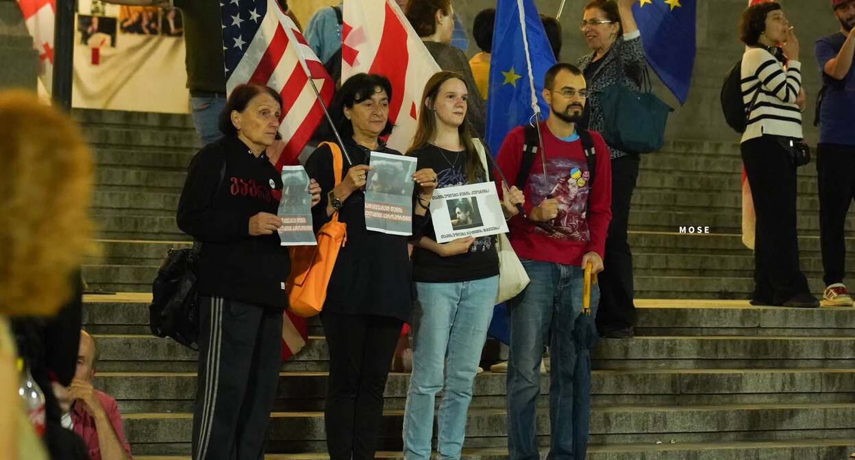 Supporters of Eurointegration in Tbilisi on the 643rd day of continuous protests. September 1, 2026. Photo MO SE/ Facebook - belongs to Meta, whose activities are banned in Russia.