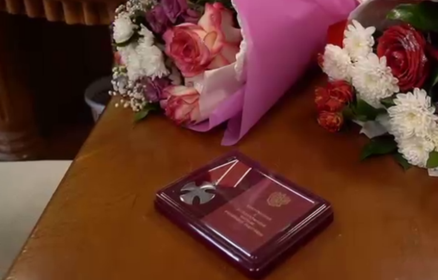 Order of Iramazan Rabazanov. Still frame from a video from the Telegram channel of the Kayakent district administration dated 03.09.26, https://t.me/kayakentrayon/29731 Order of Iramazan Rabazanov. Still frame from a video from the Telegram channel of the Kayakent district administration dated 03.09.26, https://t.me/kayakentrayon/29731