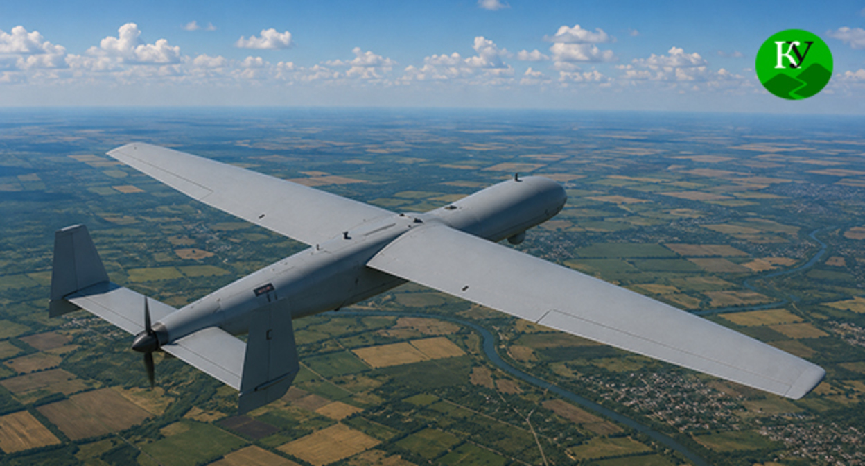 Drone. Illustration created by "Caucasian Knot" using AI in the Copilot program.