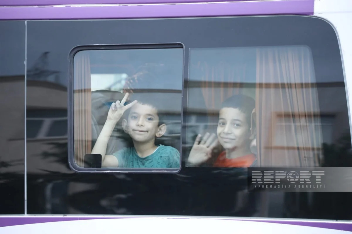 Today, 154 members of Azerbaijani families returned to the village of Shukyurbeyli. Screenshot from Report photo dated 10.09.26, https://report.az/ru/vnutrennyaya-politika/v-selo-shukyurbejli-dzhebrailskogo-rajona-otpravilas-ocherednaya-gruppa-pereselencev2a Today, 154 members of Azerbaijani families returned to the village of Shukyurbeyli. Screenshot from Report photo dated 10.09.26, https://report.az/ru/vnutrennyaya-politika/v-selo-shukyurbejli-dzhebrailskogo-rajona-otpravilas-ocherednaya-gruppa-pereselencev2a