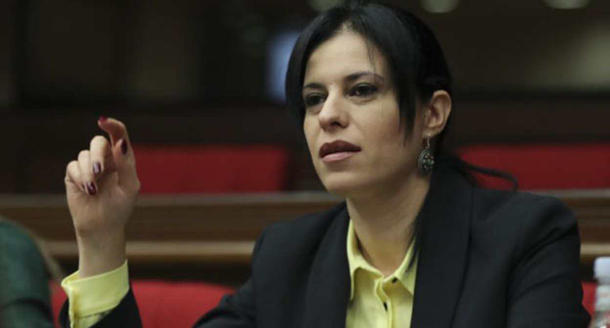 Arekhnaz Manukyan. Photo: https://ru.aravot.am/2022/03/01/378157/