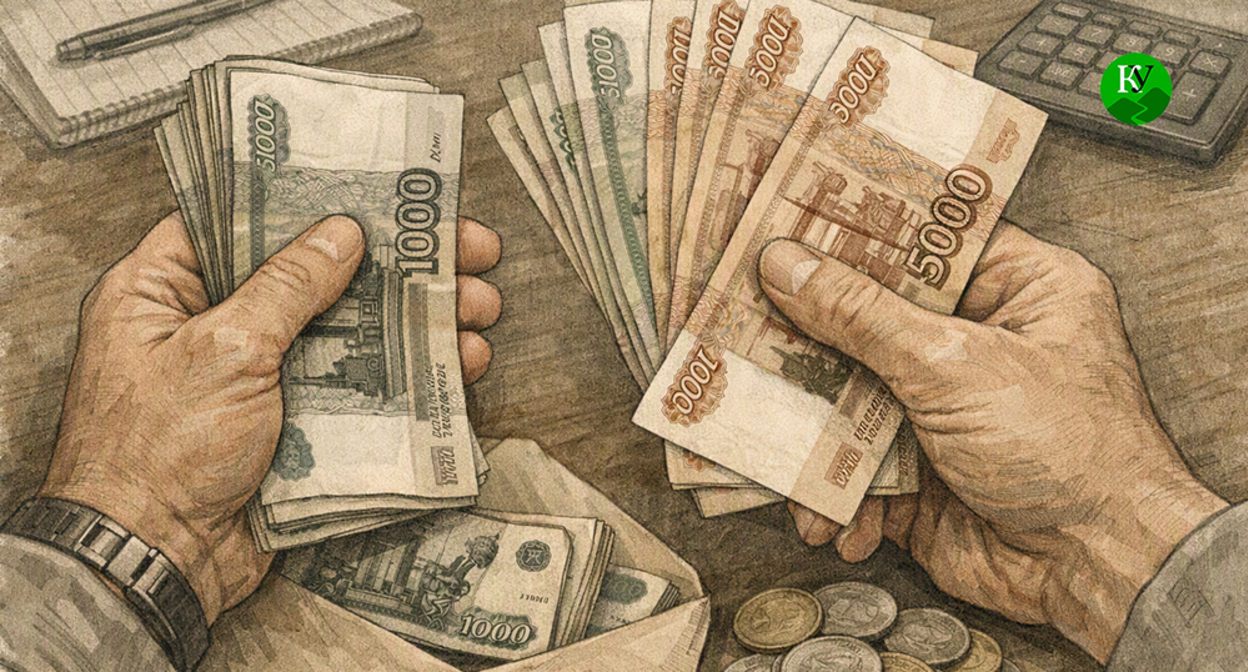 Salary. Illustration created by "Caucasian Knot" using AI in the Copilot program. Salary. Illustration created by "Caucasian Knot" using AI in the Copilot program.