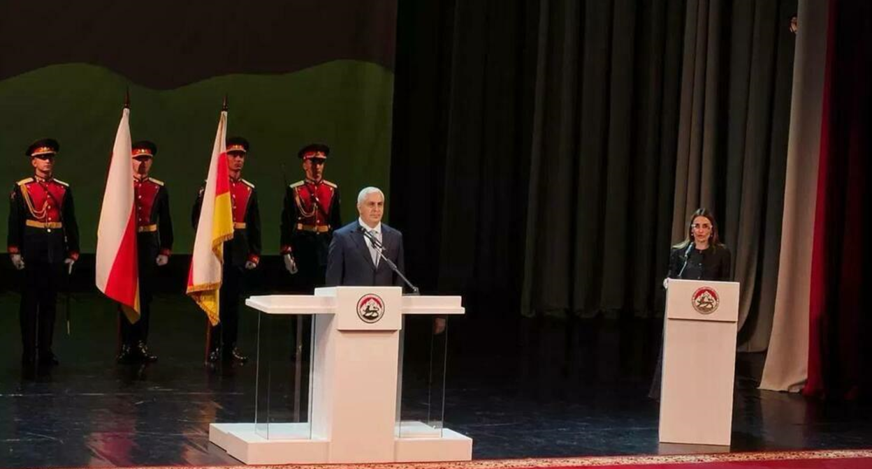 Inauguration of Marat Kambolov in South Ossetia. Agency "Res" - South Ossetia / https://cominf.org/node/1166571836 Inauguration of Marat Kambolov in South Ossetia. Agency "Res" - South Ossetia / https://cominf.org/node/1166571836