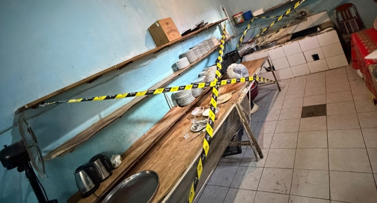 The premises of the "Gunes" restaurant in Kyurdamir. Photo: Food Safety Agency of Azerbaijan https://afsa.gov.az/az/xeberler/gunes-restoraninin-fealiyyeti-mehdudlasdirilib