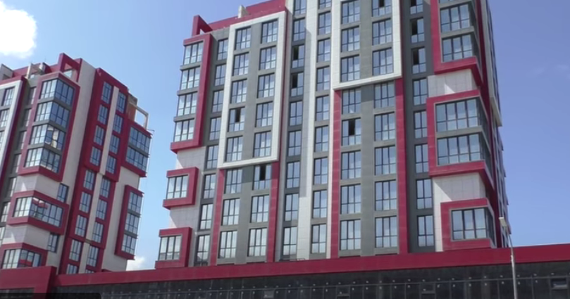 Multistory building. Frame from the video "Caucasian Knot" https://www.youtube.com/watch?v=7SydDFB8Ggo&t=145s. Multistory building. Frame from the video "Caucasian Knot" https://www.youtube.com/watch?v=7SydDFB8Ggo&t=145s.