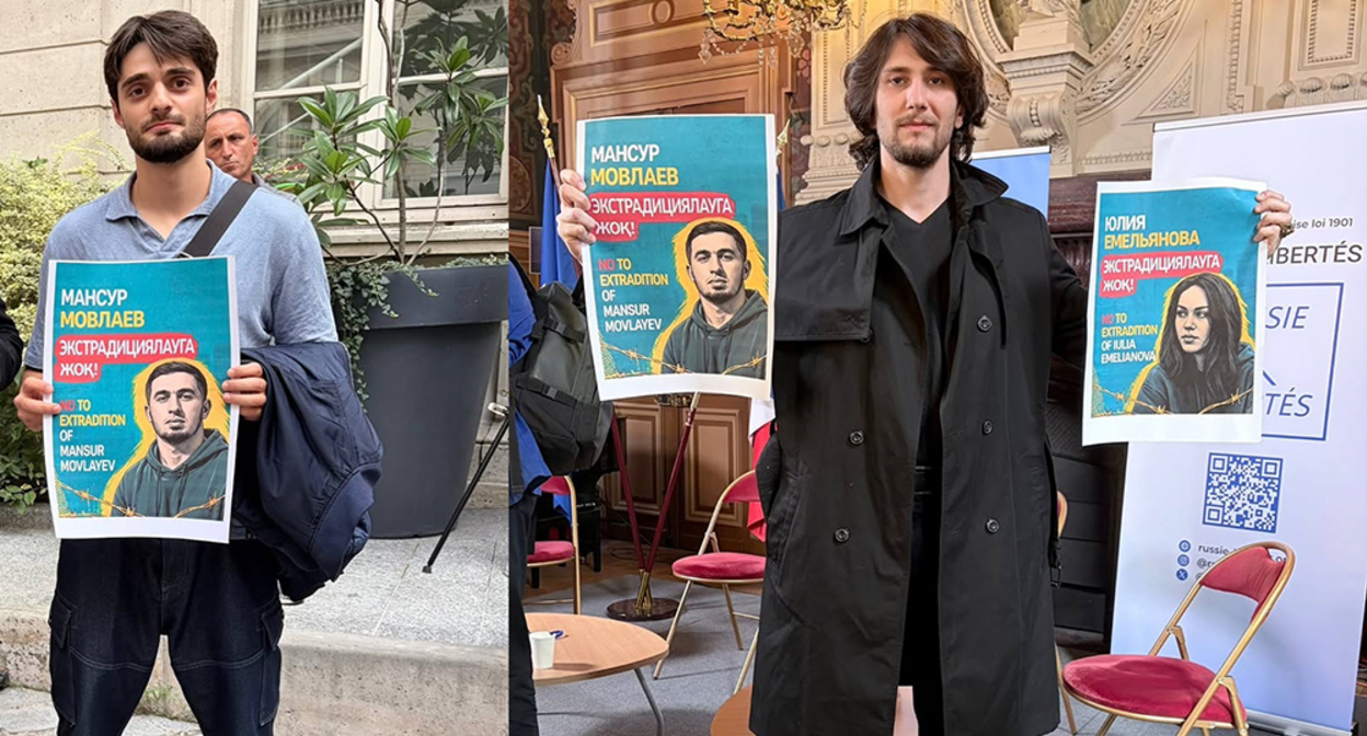 Said Dzhumaev (left) and Abubakar Yangulbaev (right, listed by Rosfinmonitoring as a terrorist and extremist)