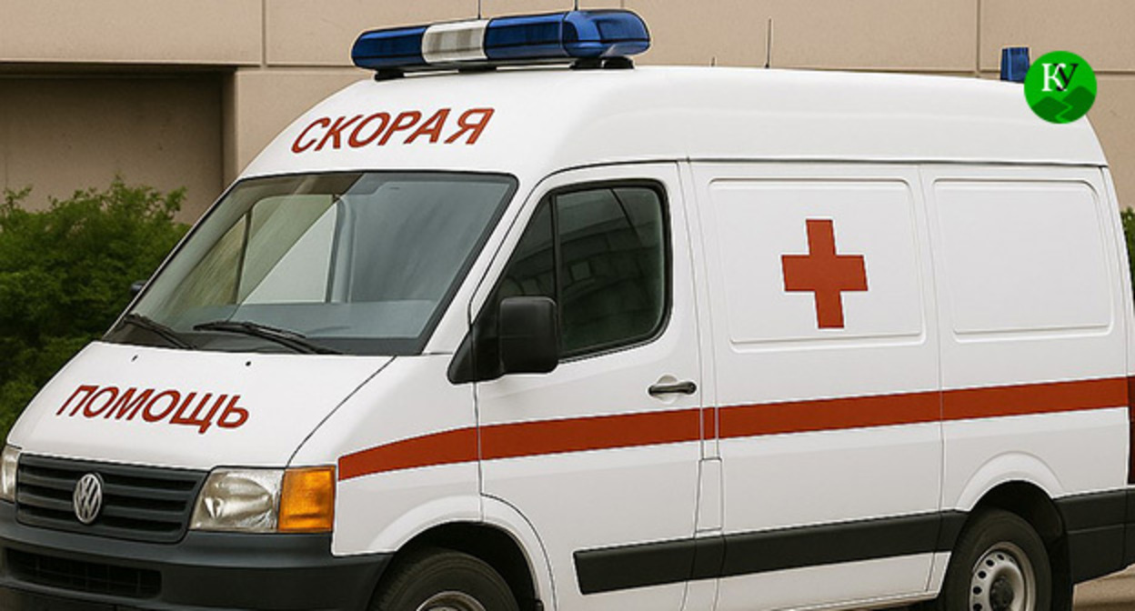 Ambulance. Illustration created by "Caucasian Knot" using AI in the Copilot program. Ambulance. Illustration created by "Caucasian Knot" using AI in the Copilot program.
